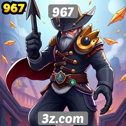 Jogos em destaque no portfólio do site 967